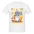 thumbnail image 4 of Bingfone Hello Summer Cute Gnome Men'S Loose Fit Short-Sleeve Pocket T-Shirt, 4 of 7