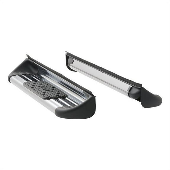 Luverne Truck Equipment L57-481141 7 in. Stainless Steel Side Entry Steps for 2018 Chevrolet Silverado 2500 HD