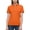 Orange, variant on pstuiky Womens Summer Tops Casual Short Sleeve Turtleneck Fashion Clothing Business Casual Loose Fit Solid Color Athletic Shirts Womens Blouses