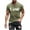Green, variant on IROINNID Men'S T-Shirts Big and Tall T Shirts for Men, Lightweight Thin Basic Round Neck Casual Letter Printed for Men