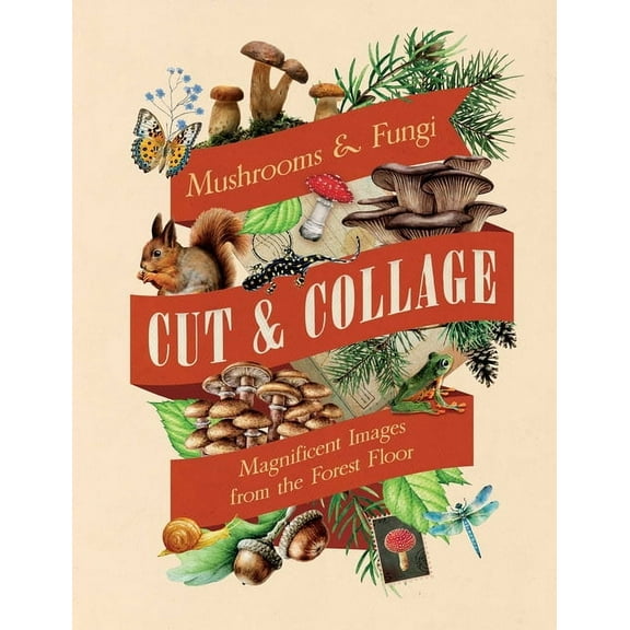 Cut & Collage Mushrooms and Fungi: Magnificent Images from the Forest Floor, (Paperback)