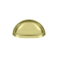 thumbnail image 3 of Deltana K43U3 Oval Shell Handle Pull 3-1/2" in Polished Brass, 3 of 3