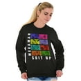 thumbnail image 4 of Classic Video Game Mega Man Suit Up Unisex Plus Size Sweatshirt Brisco Brands 2X, 4 of 5