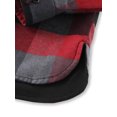 thumbnail image 6 of Ma Croix Mens Casual Plaid Flannel Button Up Long Sleeve Collared Shirt, 6 of 7