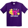 thumbnail image 3 of Inktastic Its My 11th Birthday with Smiling Emoticons Youth T-Shirt, 3 of 5