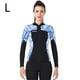 thumbnail image 2 of Buceo Tops de 3mm Tops de traje de neopreno Premium Neopreno Tits UV Protección de UV Buceo de buceo Scuba de canoa para aeróbicos de agua Snorkeling Blue L seitruly OD003290-08, 2 of 7