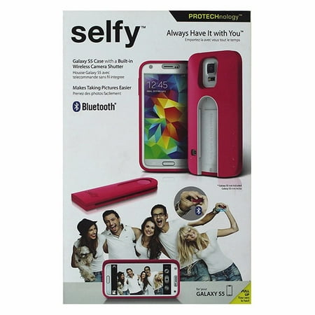 - iLuv Selfy Case w/ Wireless Camera Shutter for Samsung Galaxy S5 - Pink (Refurbished)