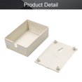thumbnail image 4 of HUGFEGWE 2Pcs Dustproof Electronic Junction Box Plastic Enclosure Project Box for Electronic Projects ABS White 2.95" x 2.17" x 1.18" U2536-18907, 4 of 7