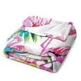 thumbnail image 3 of Flamingo Pattern Throw Blanket for Women, Men & Kids - Super Soft Plush Blanket Throw Fleece Blanket Animal Blanket, 3 of 7