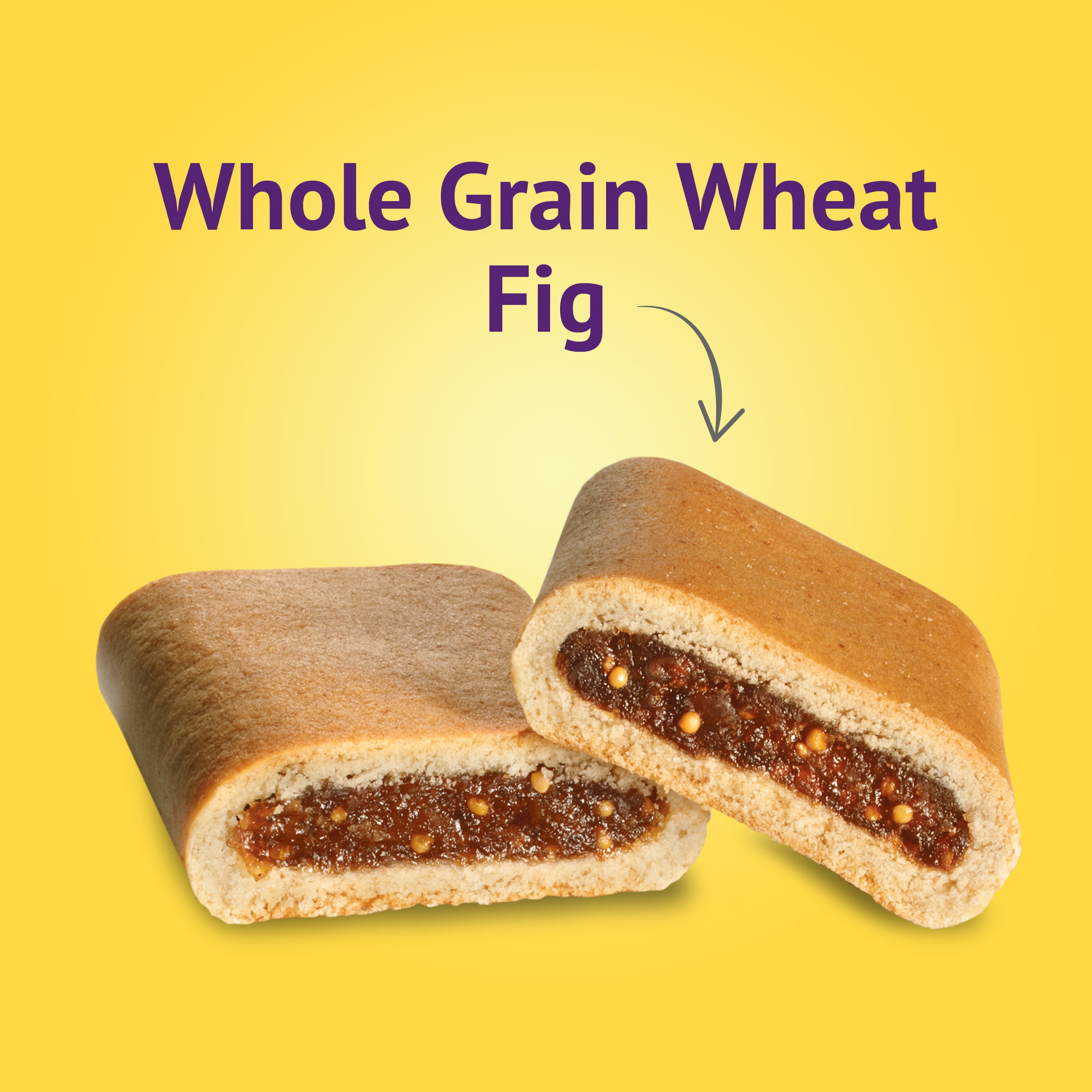 Newtons Soft & Chewy Fig Cookies (Pack of 48), 2 Fig Cookies Each Pack, Chewy Fruit Cookies