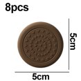 thumbnail image 2 of Caster Cups, Round Rubber Furniture Cups with Anti-Sliding Floor Grip, Non Skid Furniture Caster Cups Furniture Floor Protectors - style 3, 2 of 5