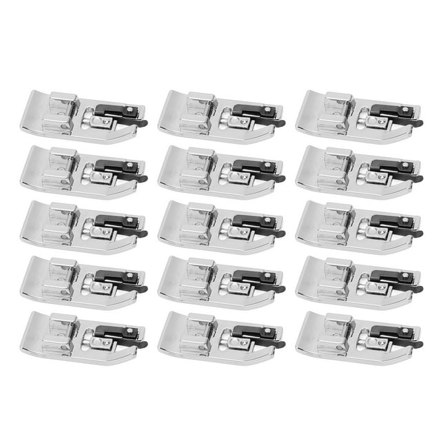 Overcast Presser Foot,15 Pcs Overlock Presser Sewing Machine Presser Foot Walking Foot Ultimate Reliability