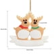 thumbnail image 2 of Adornos Colgantes Para Árbol De Navidad 2021 Con Cordón Fawn Family 2-6 Personas Diy Nombre Bendición Colgante Regalo Para Amigos O Familiares Cateissary AP006895-03, 2 of 6