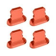 thumbnail image 1 of Methold 4Pcs Mobile Phone Stopper Dust Proof USB Protection Anti-dust Cap Micro Charging Port Replacement for 13/Mini/Pro/Pro Max Cables de audio/vídeo Naranja, 1 of 4