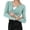 Mint Green, variant on Women's Modern Dance Practice Wrap Top Long Sleeve Ballet Flower Shawl Figure Versatile Tunic Blouse, M, Black