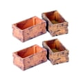 thumbnail image 4 of 4x Mini Casa de Muñecas Caja de Madera DIY Casa de Muñecas Decoración Marco Caja para Regalos, 4 of 9