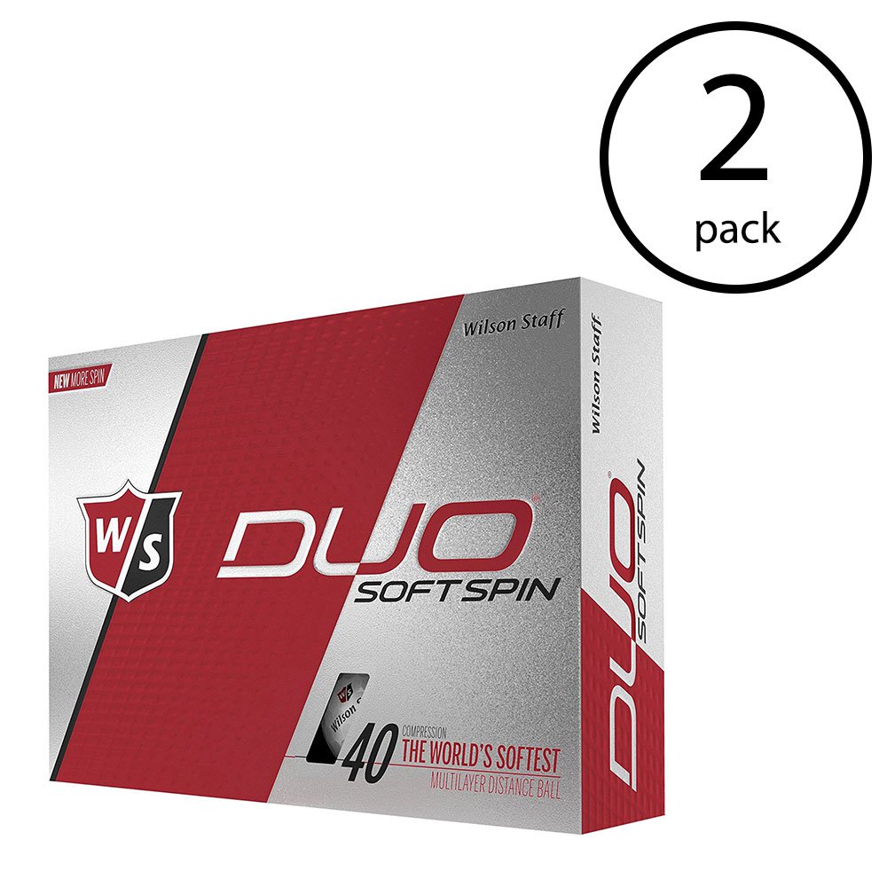 Wilson Staff Duo Soft Spin Golf Balls, 24 Pack