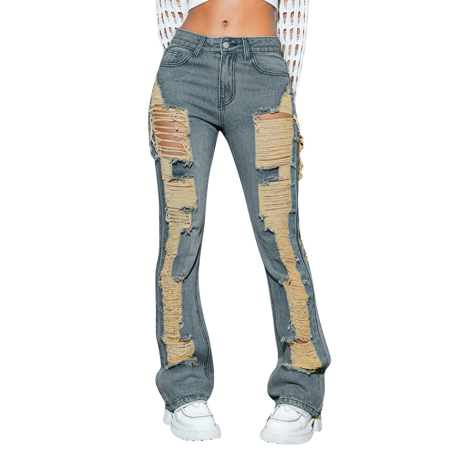 2023 New Jeans for Women Trendy 90s Jeans Booty Lifting Jeans for Women