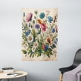 thumbnail image 3 of Ambesonne Floral Eucalyptus Tapestry Wall Hanging, Colorful Blossomy, 40"x60", Champagne and Multicolor, 3 of 3