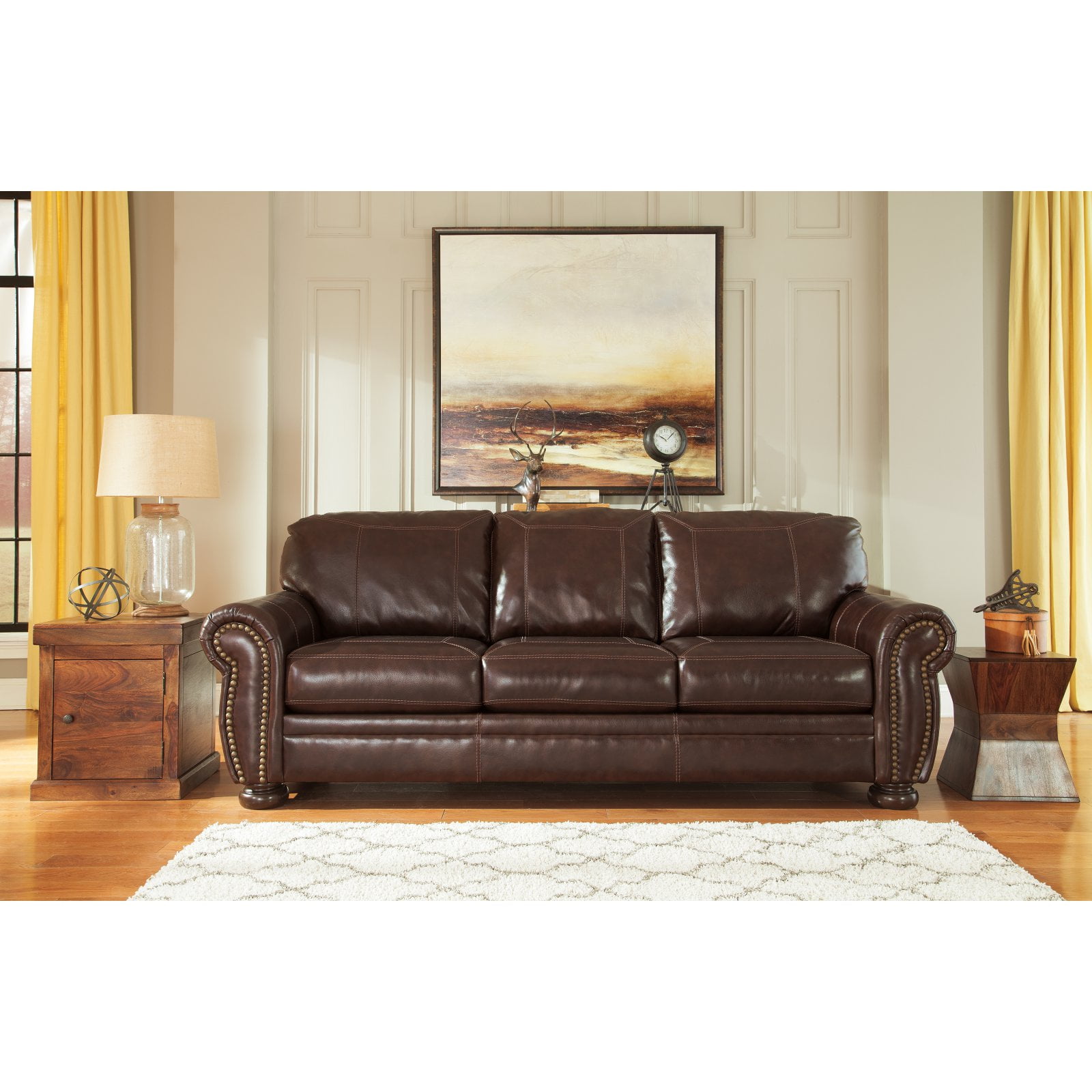 Ashley sofa leather