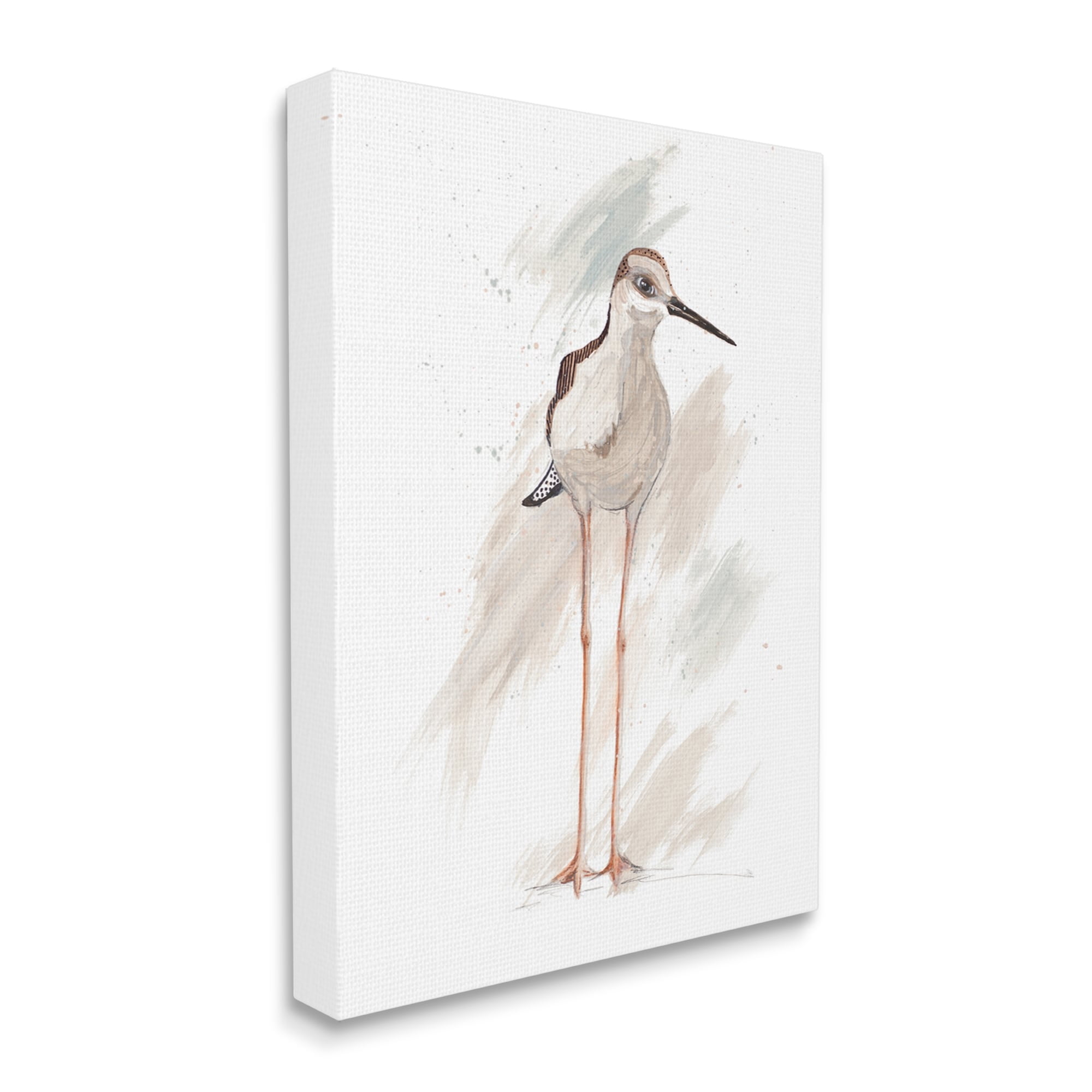 Stupell Industries Passive Shorebird Long Beak Bird Illuminated Beach,16 x 20, Design by Patricia Pinto