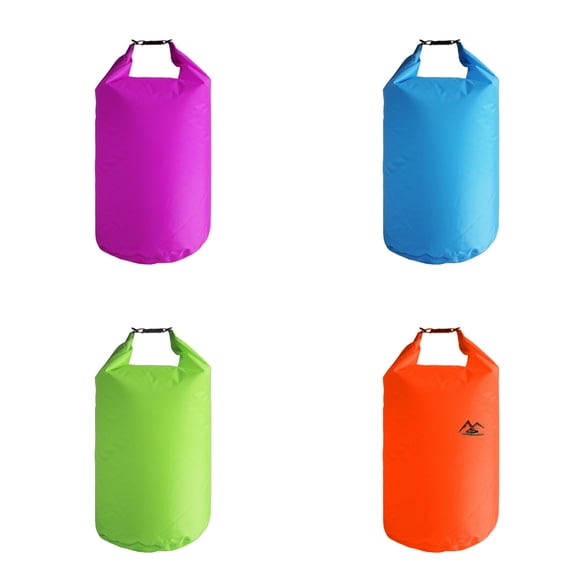 LSLXA 10L Water Proof Bag For Kayaking Portable Foldable Zipperless Roll Top Storage Sack For Fishing Beach Camping 10L