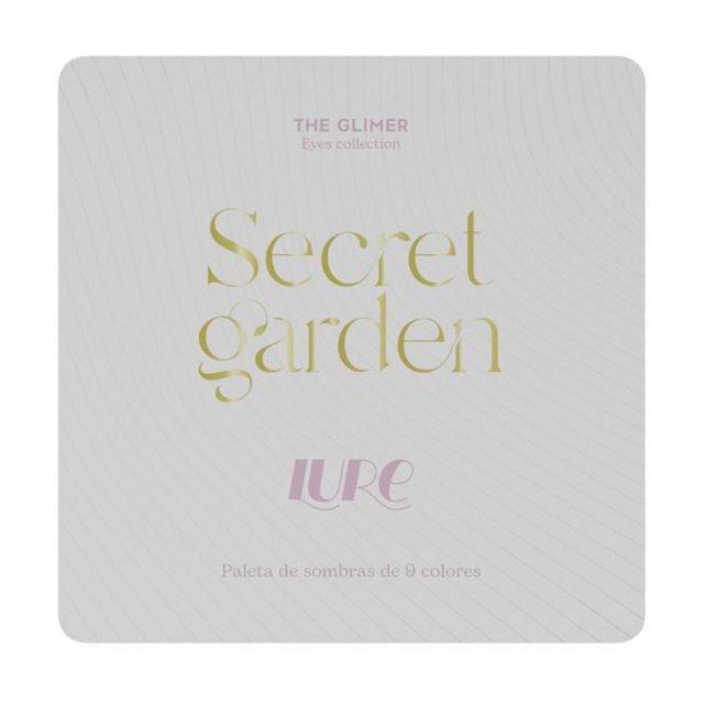 Paleta de sombras Lure The Glimmer Eyes Collection 9 Color Secret Garden 9 g.
