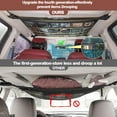 thumbnail image 3 of Car Ceiling Mesh Storage Bag Roof Interior Cargo Universal UK Net Organizer R4K4, 3 of 8