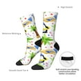 thumbnail image 4 of Xecao Penguins On The Beach Pattern Sport Socks for Women and Men Crew Socks Sporty Calf Socks Casual Socks, 4 of 6