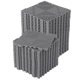 thumbnail image 1 of Yeshouse Paquete de 50 baldosas entrelazadas para suelo, 30 x 30 cm, de PVC suave, antideslizantes, con orificios de drenaje, cojín modular impermeable para gimnasio, cocina, piscina y garaje, 1 of 3