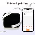 thumbnail image 6 of BAOKALER Bluetooth Label Maker Machine with Tape, Inkles Thermal Printer Without Ink and Toner Support for IOS, Android, 6 of 9