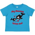 thumbnail image 3 of Inktastic My Mommy Loves Me Orca Baby Boys or Girls Toddler T-Shirt, 3 of 5