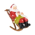 thumbnail image 3 of Estatua decorativa de Papá Noel, estatuilla navideña, escultura de resina, adorno para sala de estar, oficina, estantería, escritorio, inauguración de, 3 of 9