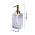 thumbnail image 3 of BUTASY Soap Dispenser Refillable Liquid Hand Soap Dispenser for Bathroom Premiums Pump Bottle for Shower Gel Shampoo Lotion Kitchen Sink Decor, 3 of 6