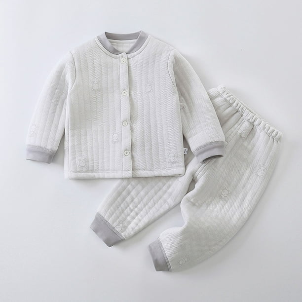 Cowsor Toddler Baby Fall Outfit Linen Long Sleeve Button Down PocketShirt Tops Striped Pants 2Pcs Clothes Set