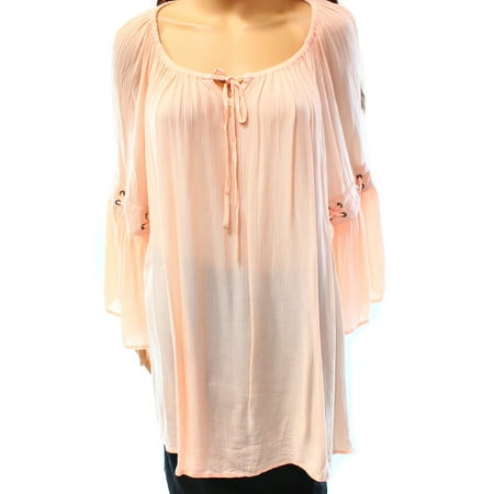 Style & Co. - Style & Co. NEW Pink Women's XL Pleated Scoop Neck Bell ...