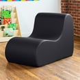 thumbnail image 3 of Jaxx Midtown Large Classroom Soft Foam Chair - Premium Vinyl Cover, Black, 3 of 6