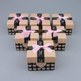 thumbnail image 1 of Cajas de joyería cuadradas de 6 piezas Cajas de papel de cartón con nudo de lazo con almohada para collar de Beige Yinane Almacenamiento de joyas con almohada, 1 of 8