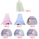 thumbnail image 5 of Cateissary Domo de cortina de cama con dosel individual doble para colgar en el techo con mosquitera Juegos de cama gris 150x200cm, 5 of 6