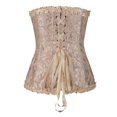 thumbnail image 2 of OKSALE Womens Corset Top Floral Renaissance Tops Medieval Bustiers Lace Up Boned Overbust Corset Bustier Off the Shoulder Tops, 2 of 7