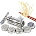 thumbnail image 1 of Machine à Nouilles en Acier Inoxydable, Machine à Pâtes avec Design Ergonomique pour Farine Tout Usage, Propre et Sanitaire, Facile à Utiliser pour Rigatoni Maison, Pâtes Frites, Riz, 1 of 8