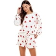 thumbnail image 4 of Mint Plus Pink - Women's Two Piece Sleepwear - Cozy, 6 Sizes, Round Neck, Machine Washable, 4 of 7