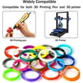 thumbnail image 4 of TekDeals 20 Colors 3D Pen Printer PLA Filament Refills High Precision, 1.75 mm Dia., 323 Feet, 4 of 8