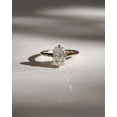 thumbnail image 3 of SOLITAIRE JEWELS 1.50CT Elongated Cushion Moissanite Solitaire Engagement Ring Solid 14K Yellow Gold, 3 of 7