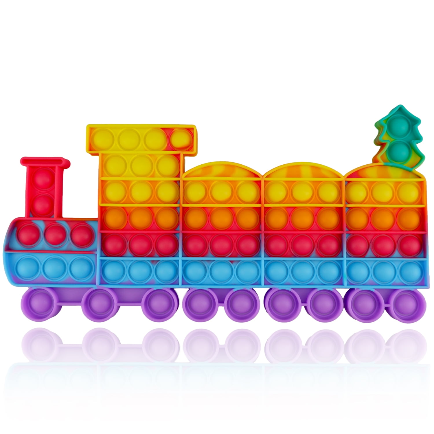 5 Pack Fidgets Poppers Popits Poppet Sensory Toys for Autism Autistic ADHD Kids Pop It Party Favors for Girls Boys Rainbow Pop Its Big Giant Large Popit Toys Fidget Toys Pack 