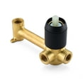 thumbnail image 3 of SUMERAIN Wall Mount Bathtub Faucet Set with Single Left-Handed Handle, Matte Black, 3 of 7