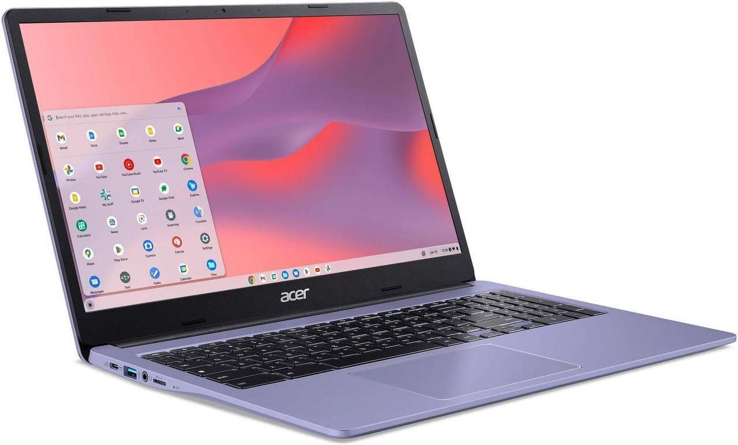 Restored Acer Chromebook 315 15.6 inch Laptop Intel Processor N4500 4GB RAM 64GB eMMC Moonstone Purple (Refurbished)