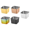 thumbnail image 2 of Lipstore 5Pcs Ramekin Sauce Dipping Bowl Square Sauce Cups Condiment Cups Stainless Steel, 2 of 8