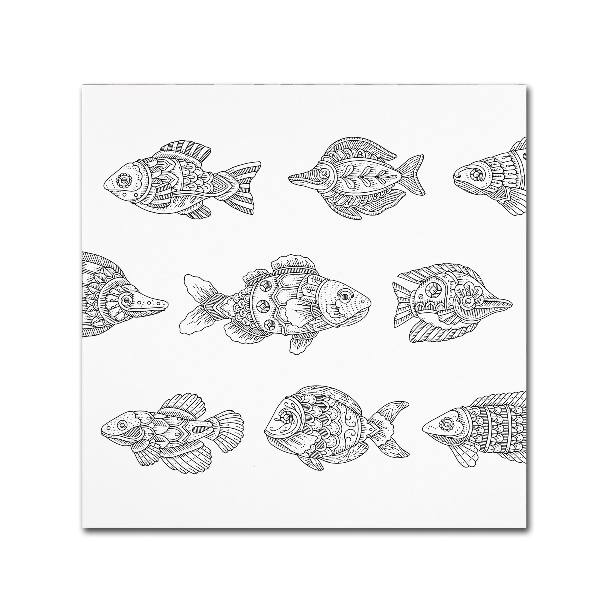 Trademark Fine Art "Spirit Animals 1" Canvas Art by Filippo Cardu