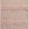 thumbnail image 4 of Ox Bay Sindy 20" x 20" Pink Shag Striped Cotton Adult Decorative Throw Pillow, 4 of 9